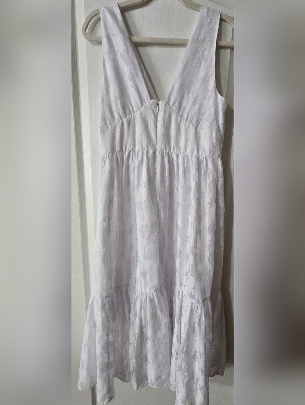 Tommy Hilfiger White Cotton Blend Sleeveless Women’s Dress Size 6